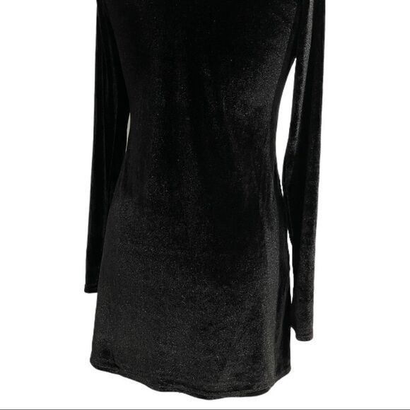 Folter Prophecy Hooded Velvet Tunic Dress / Gothic Witchy Tunic Sz M / Hooded - Picture 9 of 12